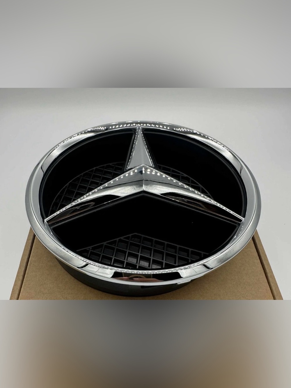 2006-2017 Mercedes-Benz Front Grille Emblems Star W/Housing For A B C E GL GLK M